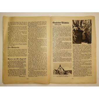 Hilf Mit!, Nr.10, heinäkuu 1940, den verwundeten kullattu hilfe und unters dank. HJ Journal. Espenlaub militaria